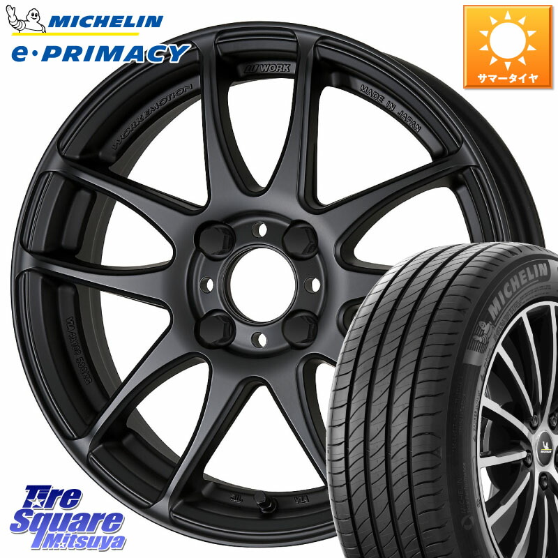 WORK EMOTION CR Kiwami 極 ホイール 16インチ 16 X 6.5J +52 4穴 100 ミシュラン e PRIMACY Eプライマシー 93V XL 正規 195/60R16 E13ノートクロスオーバー