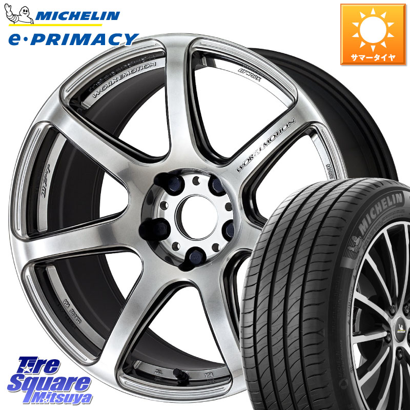 ミシュラン e PRIMACY Eプライマシー 98W XL S2 正規 235/45R18WORK ワーク EMOTION エモーション T7R 18インチ 18X7.5J 38 5穴 114.3 CY2アコード 70系カムリ スカイラインセダン 日産 ES レクサス アコード|タイヤスクエアミツヤ
