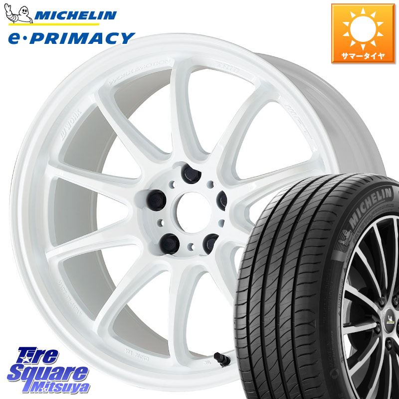 ミシュラン e PRIMACY Eプライマシー 103W MO 正規 235/60R18WORK ワーク EMOTION エモーション ZR10 18インチ 18X7.5J 38 5穴 114.3 50系RAV4 60系RAV4 アリアARIYA T33エクストレイル CX-60 CX-80 アウトランダーPHEV トレイルシーカー RAV4 50系 デリカD:5 D5 カス|タイヤスクエアミツヤ
