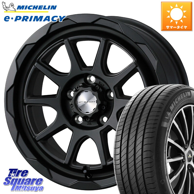 WEDS 【欠品次回4月中旬】 マッドヴァンス 06 MUD VANCE 06 ウエッズ 16インチ 16 X 7.0J +38 5穴 114.3 ミシュラン e PRIMACY Eプライマシー 91H XL S1 正規 195/55R16