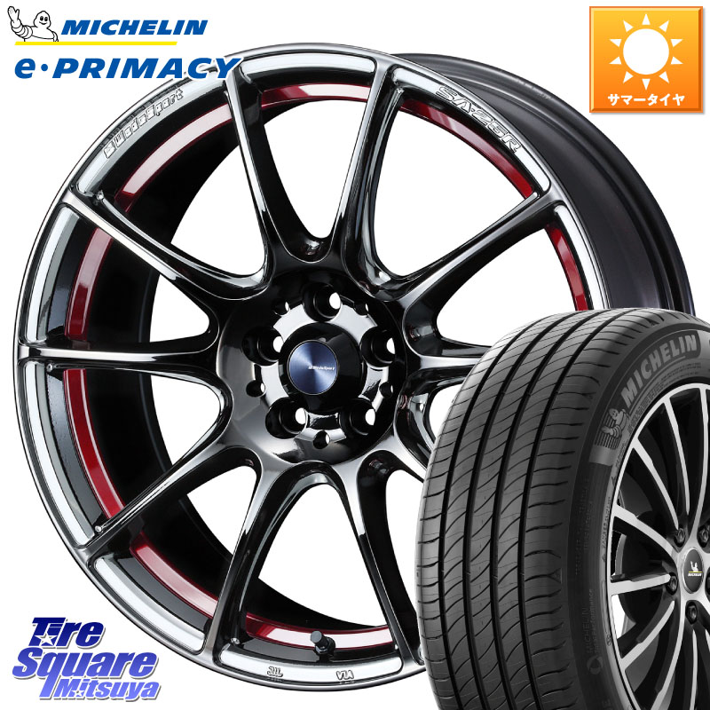 ミシュラン e PRIMACY Eプライマシー 103W MO 正規 235/60R18WEDS 【欠品次回09月上旬】 WedsSport SA-25R SA25R ウェッズ スポーツ ホイール 18インチ 18X8.0J 45 5穴 114.3 50系RAV4 60系RAV4 CX-60 CX-80 トレイルシーカー RAV4 50系 ソルテラ RAV4 60系 bZ4X CX-5｜タイヤスクエアミツヤ