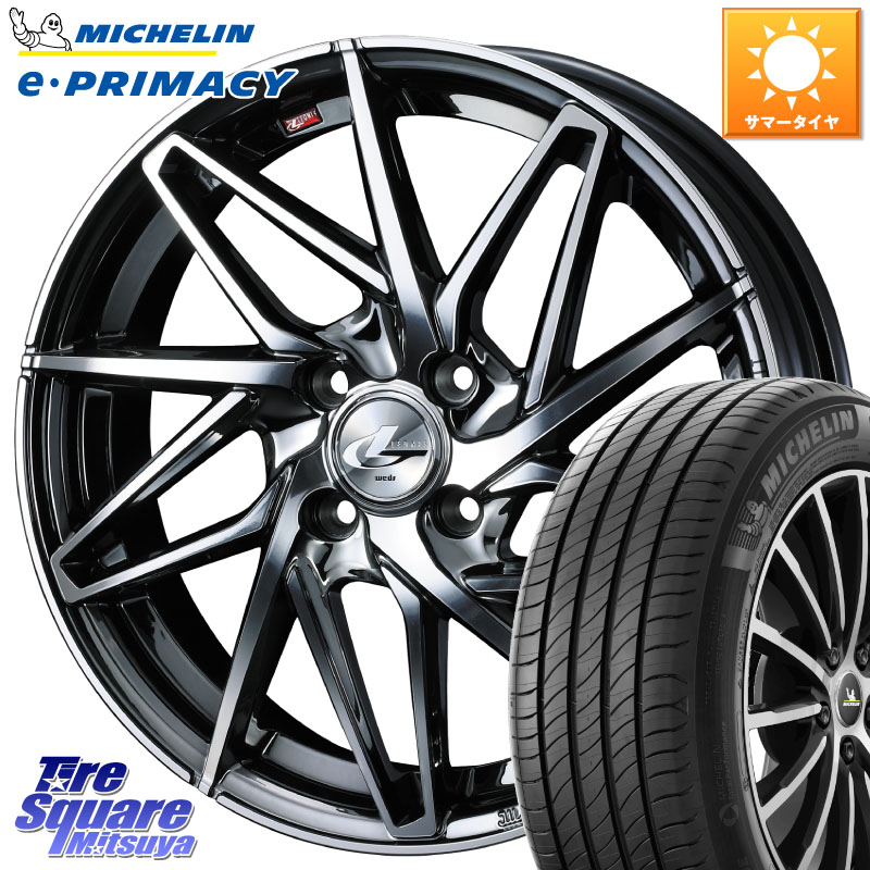 WEDS 40578 レオニス LEONIS IT 16インチ 16 X 6.0J +50 4穴 100 ミシュラン e PRIMACY Eプライマシー 94V XL S1 正規 205/55R16