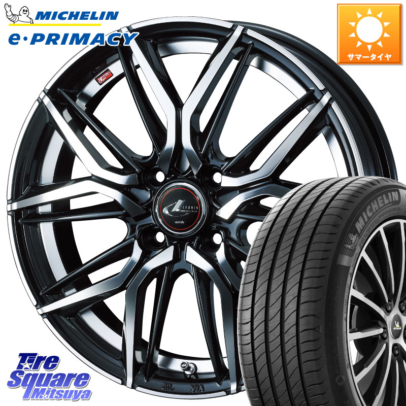 WEDS 【欠品次回05月上旬】 40791 レオニス LEONIS LM 16インチ 16 X 6.0J +50 4穴 100 ミシュラン e PRIMACY Eプライマシー 93V XL 正規 195/60R16 E13ノートクロスオーバー