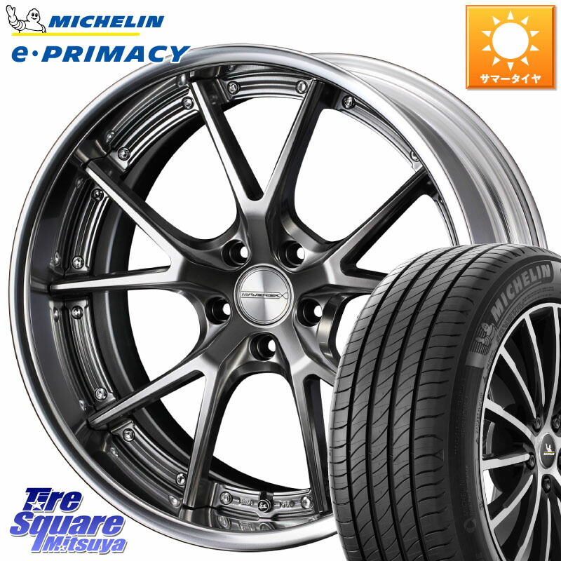 WEDS MAVERICK 905S PS S-LoDisk 20インチ 2ピース 20 X 8.5J +50 5穴 114.3 ミシュラン e PRIMACY Eプライマシー 109V XL VOL 正規 255/50R20
