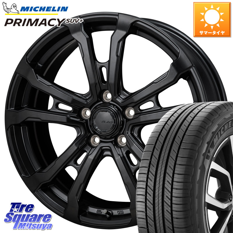 MONZA HI-BLOCK VILAS 18インチ 18 X 7.5J +48 5穴 114.3 ミシュラン PRIMACY プライマシー SUV+ 103V 正規 235/60R18