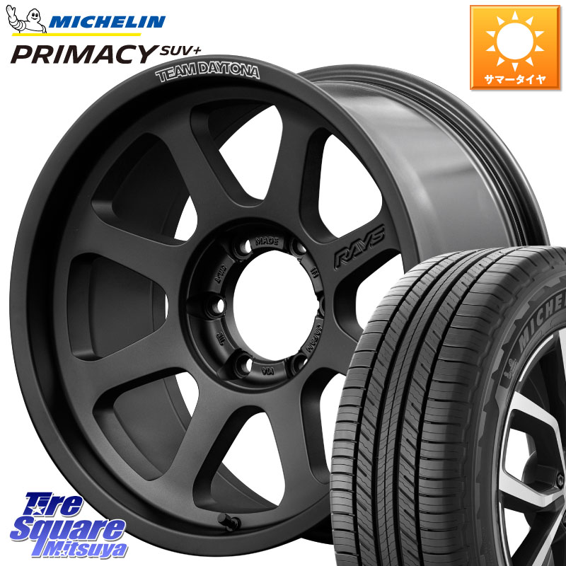 ミシュラン PRIMACY プライマシー SUV+ 116V 正規 285/60R18RAYS 【欠品次回8~9月】 TEAM DAYTONA D108 チーム デイトナ ホイール 18インチ 18X8.0J 20 6穴 139.7|タイヤスクエアミツヤ