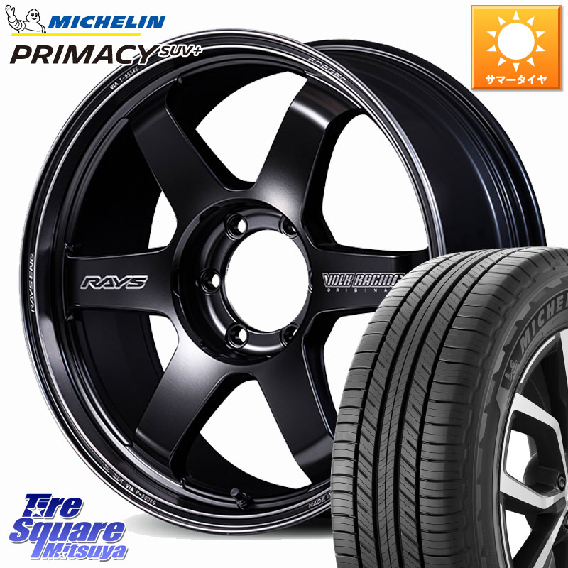 RAYS 【欠品次回11~12月】 ボルクレーシング TE37 ウルトラ ラージ PCD Black shadow LTD. ホイール 18インチ 18 X 8.0J +36 6穴 139.7 ミシュラン PRIMACY プライマシー SUV+ 116V 正規 285/60R18