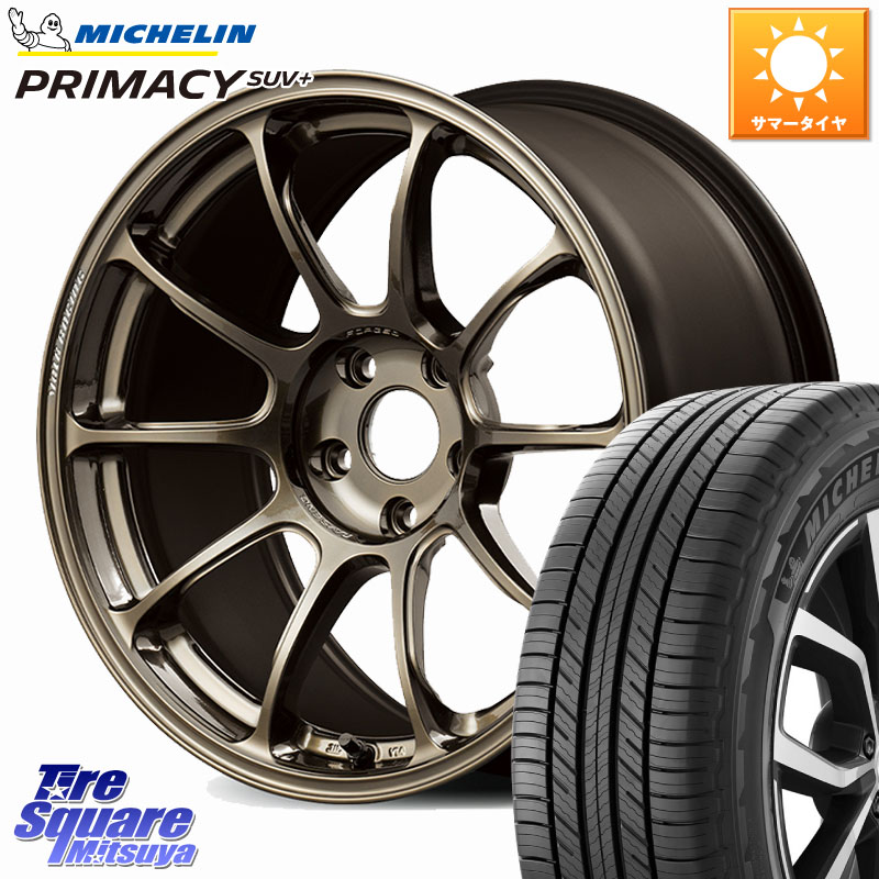 RAYS 【欠品次回10~11月】 ZE40 VOLK RACING 鍛造 ホイール 18インチ 18 X 8.0J(M14B) +45 5穴 114.3 ミシュラン PRIMACY プライマシー SUV+ 103V 正規 235/60R18 スバル ソルテラ