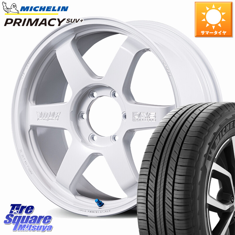 ミシュラン PRIMACY プライマシー SUV+ 116V 正規 285/60R18RAYS 【欠品次回3~4月】 TE37 ultra LARGE PCD 30th MACHINING Ver ホイール 18インチ 18X8.0J 36 6穴 139.7 H3|タイヤスクエアミツヤ