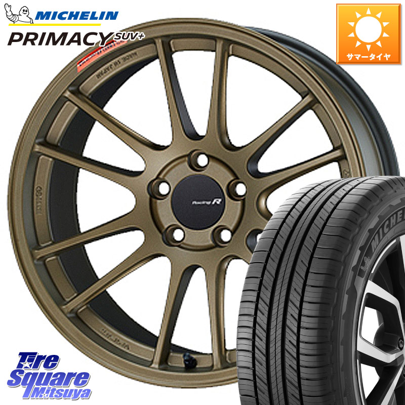 ENKEI エンケイ Racing Revolution GTC01RR ホイール 18 X 8.0J +45 5穴 114.3 ミシュラン PRIMACY プライマシー SUV+ 103V 正規 235/60R18 CX-60 CX-80