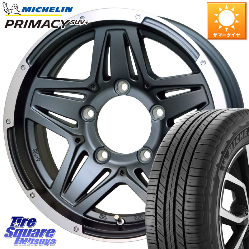 HotStuff マッドクロス JB-01 JB01 ホイール 15インチ 15 X 6.0J(JB74) +0 5穴 139.7 ミシュラン PRIMACY プライマシー SUV+ 96H 正規 205/70R15