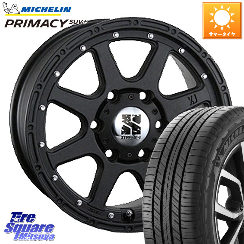 ミシュラン PRIMACY プライマシー SUV+ 116V 正規 285/60R18MLJ XTREME-J エクストリームJ ホイール 18インチ 18X8.0J 25 6穴 139.7|タイヤスクエアミツヤ