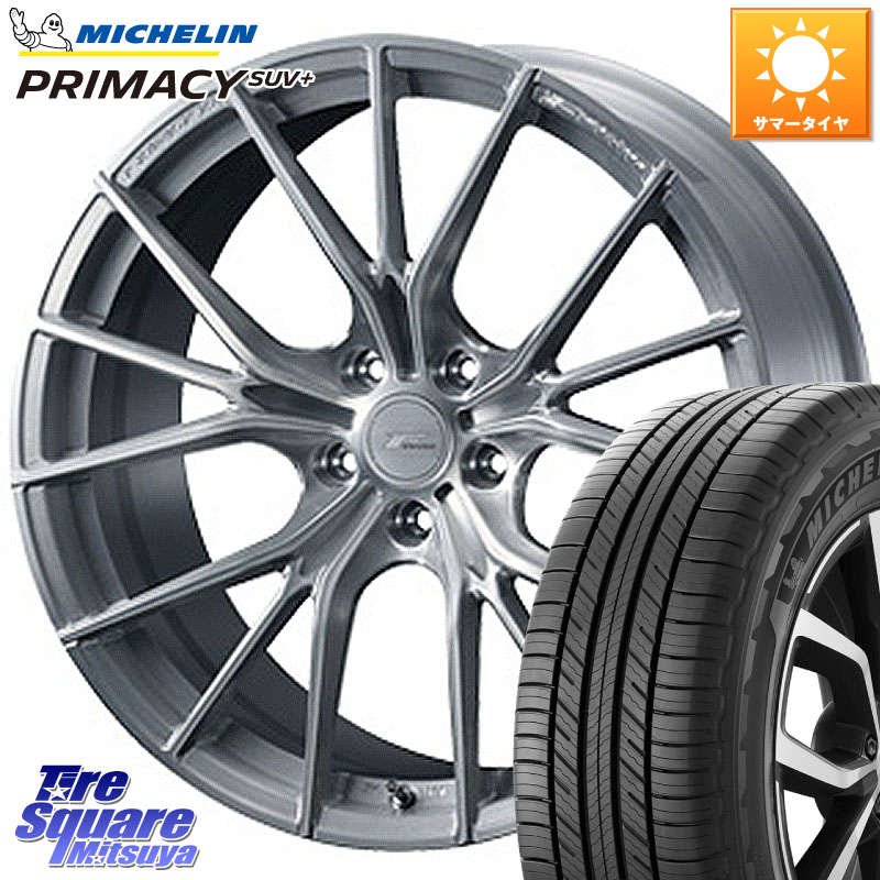 WEDS F ZERO FZ-1 FZ1 鍛造 FORGED ホイール20インチ エフゼロ 20 X 8.5J +38 5穴 114.3 ミシュラン PRIMACY プライマシー SUV+ 102V 正規 235/55R20