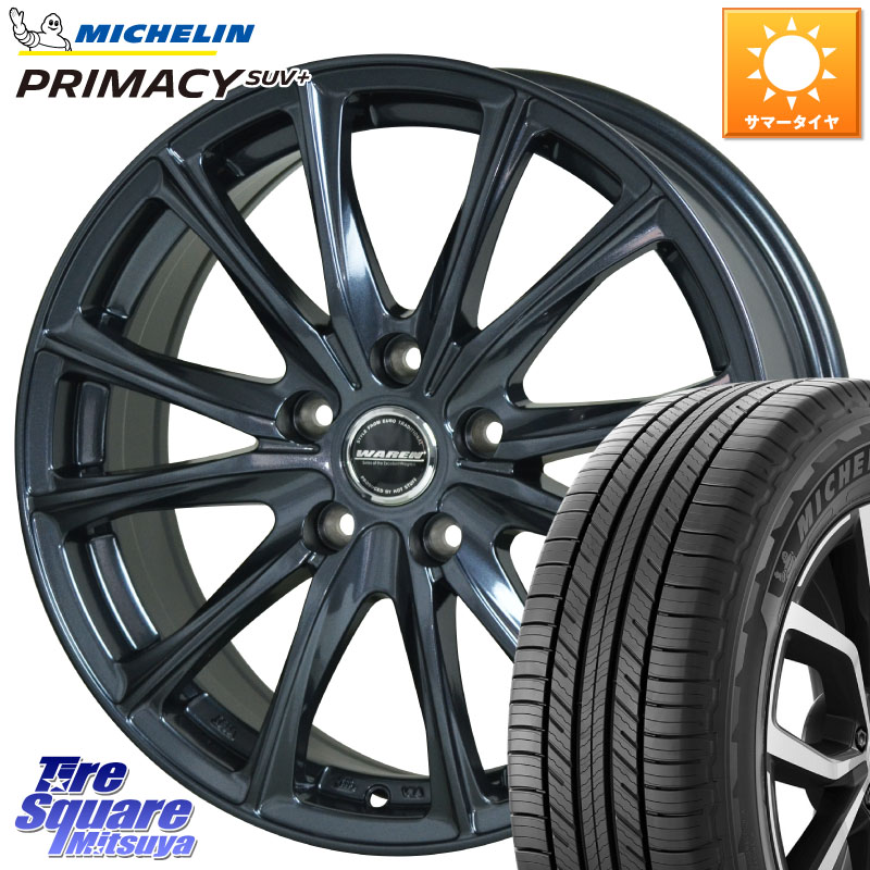 HotStuff WAREN W05 ヴァーレン ホイール15インチ 15 X 6.0J +43 5穴 114.3 ミシュラン PRIMACY プライマシー SUV+ 96H 正規 205/70R15