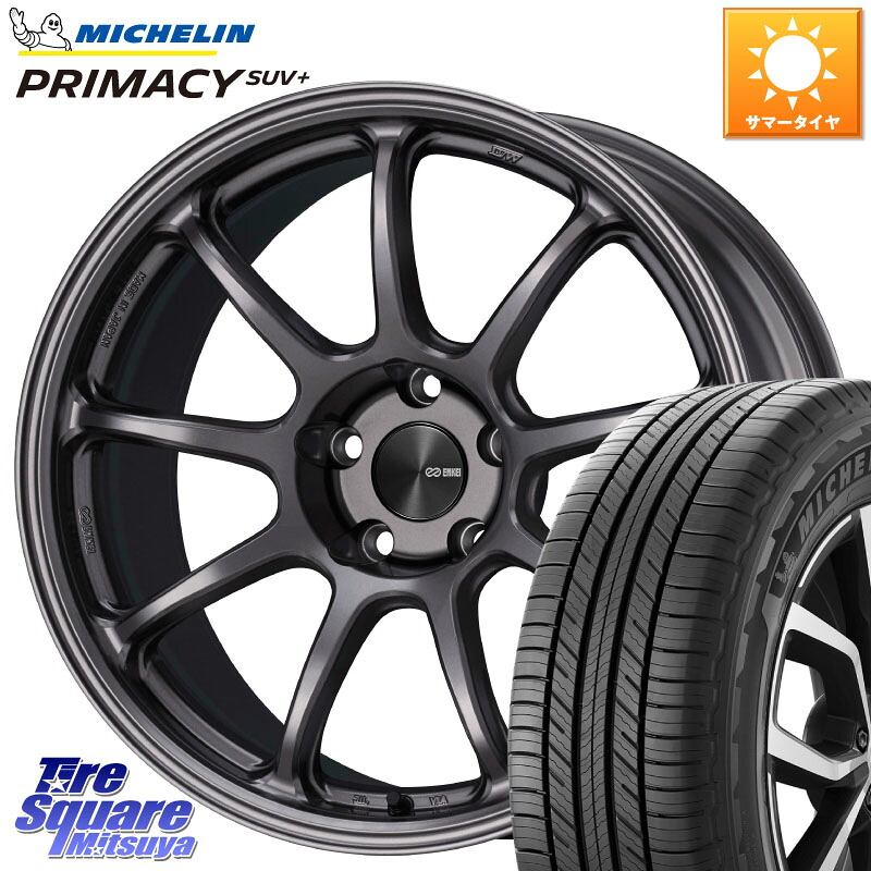 ENKEI PerformanceLine PF09 ホイール 4本 18インチ 18 X 8.5J +45 5穴 114.3 ミシュラン PRIMACY プライマシー SUV+ 103V 正規 235/60R18 CX-60