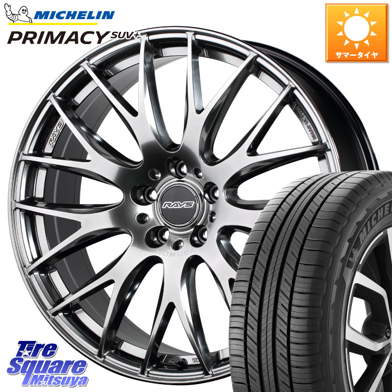 RAYS 【欠品次回4~5月】 HOMURA 2x9Plus ホイール 19インチ 19 X 8.0J +45 5穴 120 ミシュラン PRIMACY プライマシー SUV+ 103H XL DT 正規 225/55R19 40系アルファード 40系ヴェルファイア