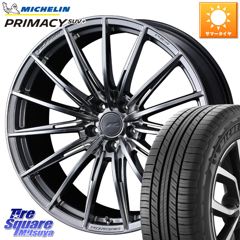 WEDS F ZERO FZ4 FZ-4 鍛造 FORGED 18インチ エフゼロ 18 X 8.0J +45 5穴 114.3 ミシュラン PRIMACY プライマシー SUV+ 103V 正規 235/60R18 50系RAV4 CX-60 CX-80
