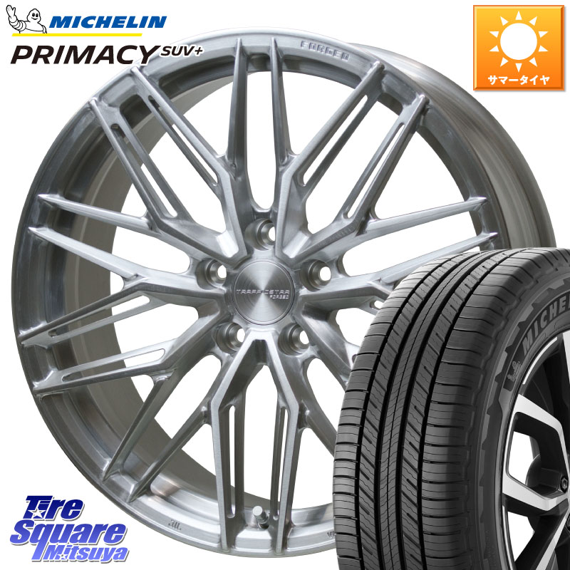HotStuff TSF-03 BRS トラフィックスターフォージド 19インチ 19 X 8.0J(M14B) +42 5穴 114.3 ミシュラン PRIMACY プライマシー SUV+ 103H XL DT 正規 225/55R19 クラウンクロスオーバー