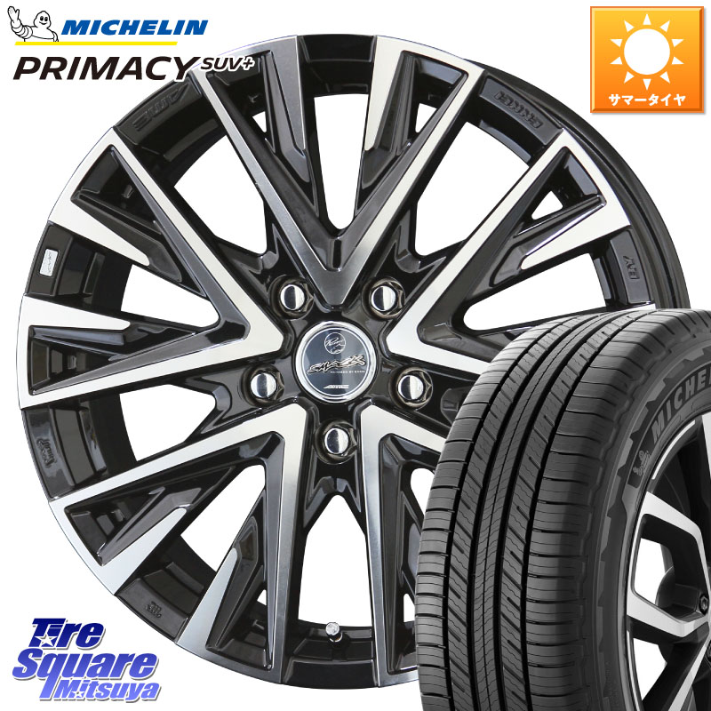 KYOHO 【欠品次回4月末】スマック レジーナ SMACK LEGINA ホイール 18 X 7.5J(M14B) +38 5穴 114.3 ミシュラン PRIMACY プライマシー SUV+ 103V 正規 235/60R18 レクサスNX20系 クラウンスポーツ・エステート ハイブリッドZ スバル ソルテラ