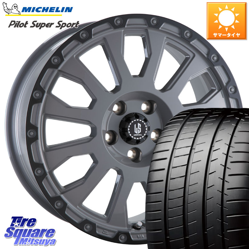 ミシュラン パイロットスーパースポーツ 97Y XL MO 正規 245/40R18阿部商会 LA STRADA AVENTURA アヴェンチュラ 18インチ 18X8.0J 40 5穴 114.3 アリスト|タイヤスクエアミツヤ