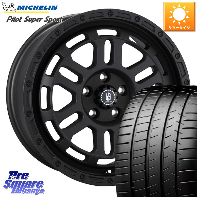 ミシュラン パイロットスーパースポーツ 97Y XL MO 正規 245/40R18阿部商会 LA STRADA DISCOVER ホイール 18インチ 18X8.0J 40 5穴 114.3 アリスト|タイヤスクエアミツヤ