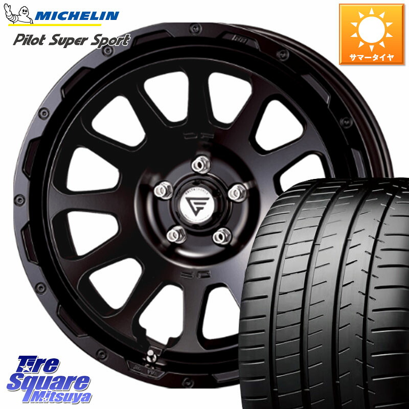 ミシュラン パイロットスーパースポーツ 88Y ★ 正規 225/40R18DELTA FORCE デルタフォース オーバル ホイール 18インチ 18X8.0J 38 5穴 114.3 インサイト｜タイヤスクエアミツヤ