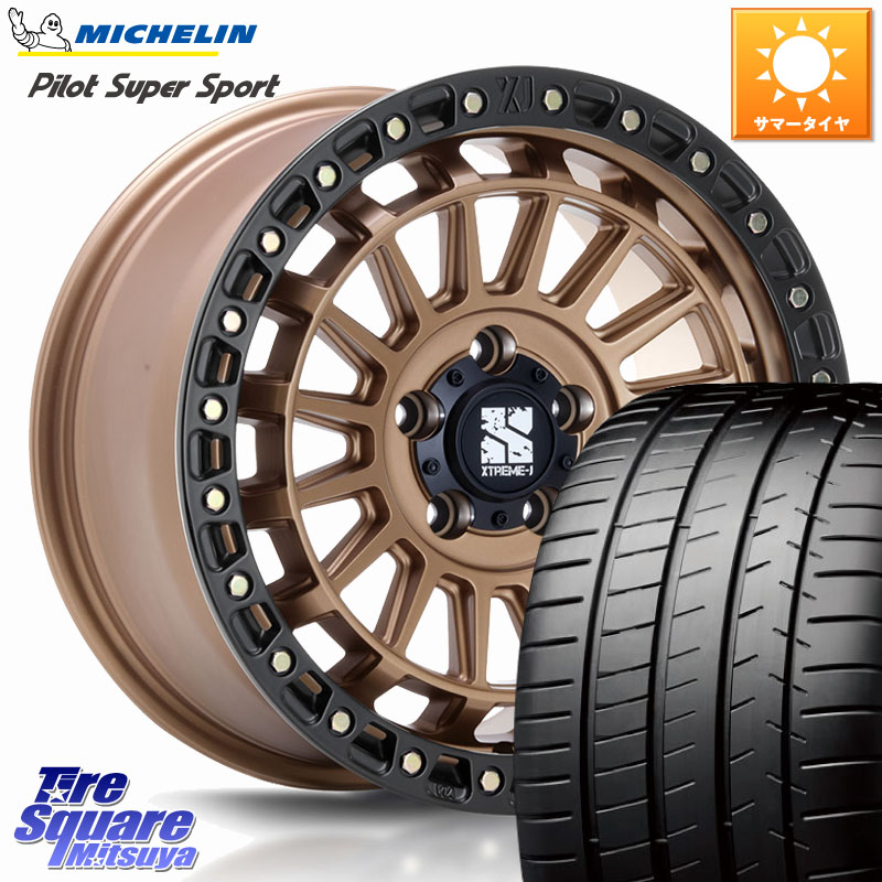 ミシュラン パイロットスーパースポーツ 97Y XL MO 正規 245/40R18MLJ XJ08 XTREME-J ホイール 18インチ 18X8.0J 40 5穴 114.3 アリスト｜タイヤスクエアミツヤ