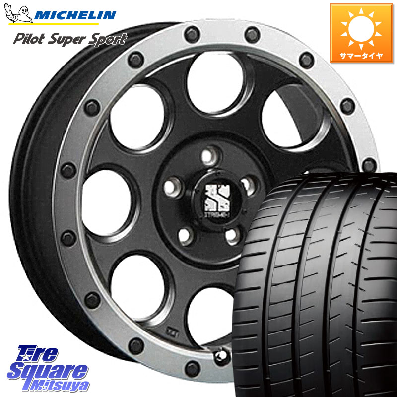 MLJ XJ03 エクストリームJ XTREME-J ホイール 18インチ 18 X 8.0J +40 5穴 114.3 ミシュラン パイロットスーパースポーツ 88Y ★ 正規 225/40R18