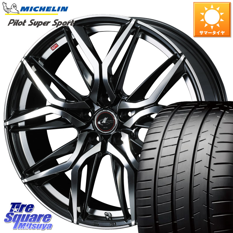 WEDS 40846 レオニス LEONIS LM 20インチ 20 X 8.5J +35 5穴 114.3 ミシュラン パイロットスーパースポーツ 95Y XL ★ 正規 245/35R20 30系アルファード 30系ヴェルファイア 20系アルファード