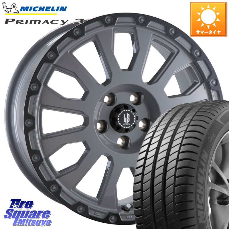ミシュラン PRIMACY3 プライマシー3 100Y XL AO 正規 245/45R18阿部商会 LA STRADA AVENTURA アヴェンチュラ 18インチ 18X8.0J 40 5穴 114.3 シーマ 日産｜タイヤスクエアミツヤ