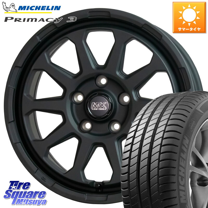 ミシュラン PRIMACY3 プライマシー3 94W AO 正規 215/55R17HotStuff マッドクロス レンジャー ブラック 5H ホイール 17インチ 17X7.0J 38 5穴 114.3 70系カムリ ジューク JUKE 日産 ステージア 日産 マークXジオ HS レクサス ティアナ 日産 カムリ スカイラインセダン|タイヤスクエアミツヤ