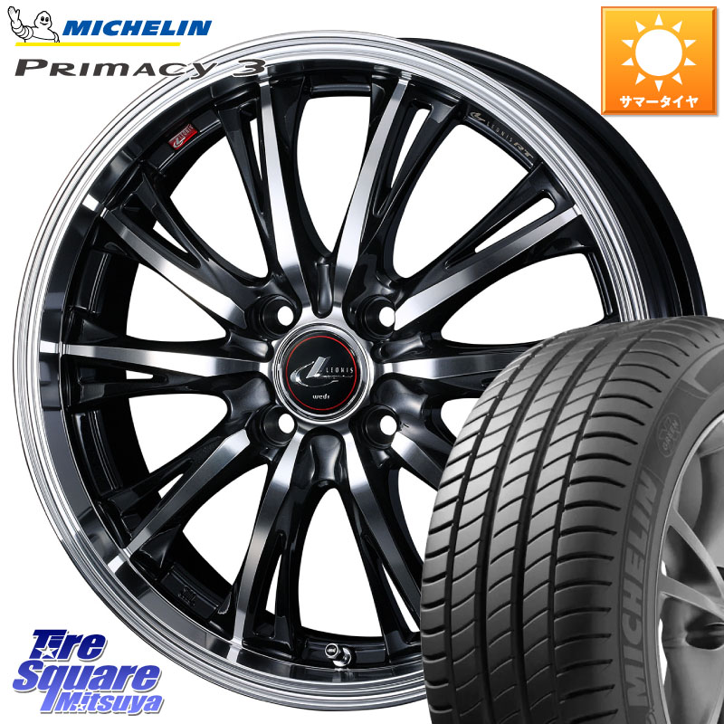 ミシュラン PRIMACY3 プライマシー3 88W XL ★ 正規 205/45R17WEDS 41172 LEONIS RT ウェッズ レオニス PBMC ホイール 17インチ 17X6.5J(NDERC Brembo) 42 4穴 100 ロードスターRFオプションブレンボキャリパー対応｜タイヤスクエアミツヤ