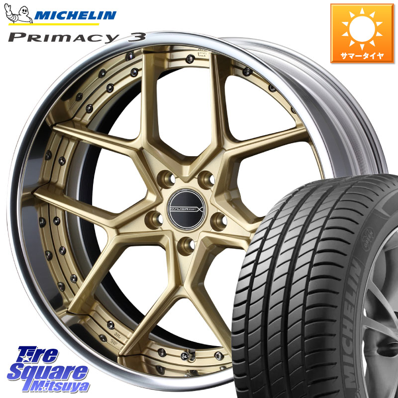 ミシュラン PRIMACY3 プライマシー3 100Y XL AO 正規 245/45R18WEDS MAVERICK 1505S S-LoDisk 2ピース ホイール 18インチ 18X7.5J 38 5穴 114.3 シーマ 日産｜タイヤスクエアミツヤ 181,050円