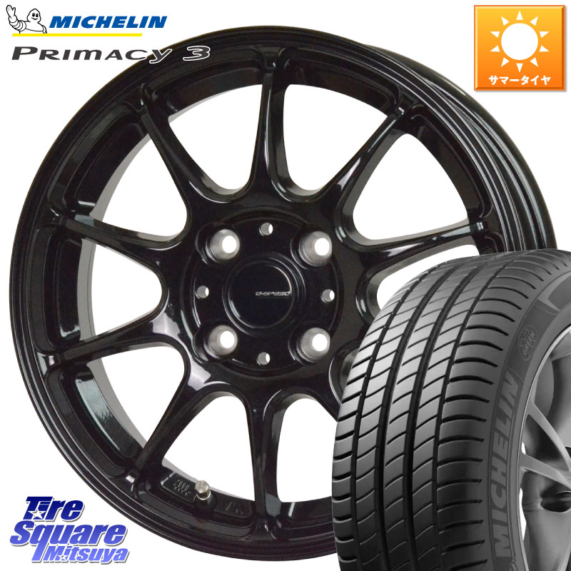 HotStuff G.SPEED G-07 ホイール 17インチ ジースピード 17 X 6.5J +45 4穴 100 ミシュラン PRIMACY3 プライマシー3 88W XL ★ 正規 205/45R17 ロードスター(ローダウン等)