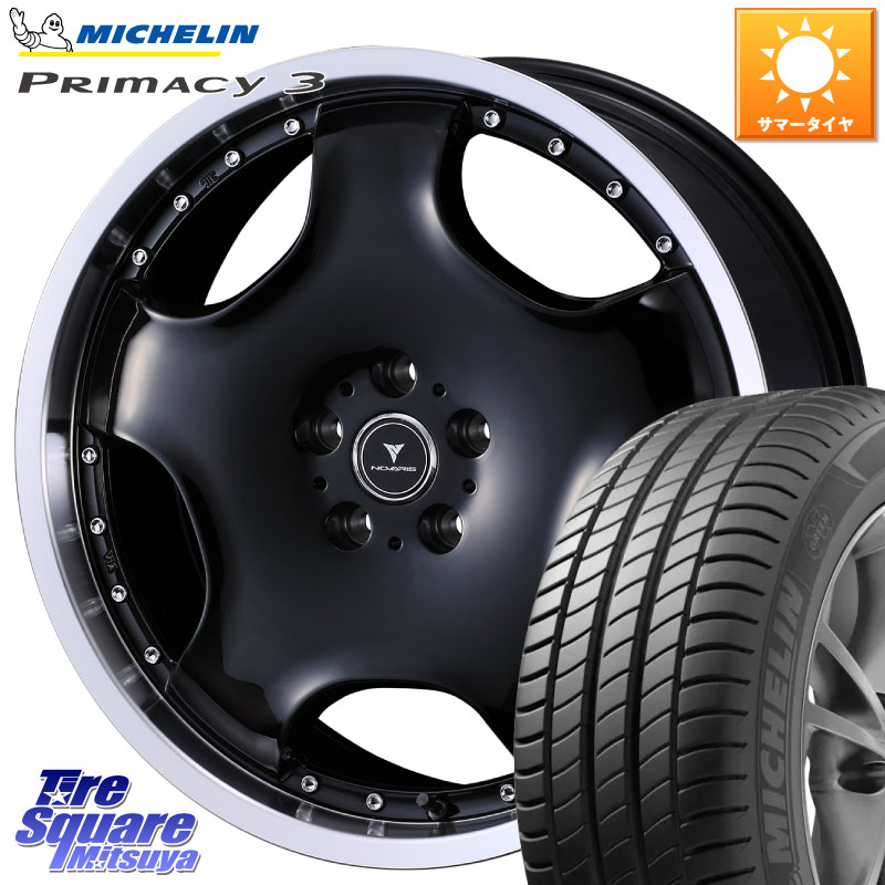 WEDS NOVARIS ASSETE D1 特価● ホイール 18インチ ノヴァリス アセット 18 X 7.0J +47 5穴 114.3 ミシュラン PRIMACY3 プライマシー3 ZP RFT 95W 正規 225/50RF18