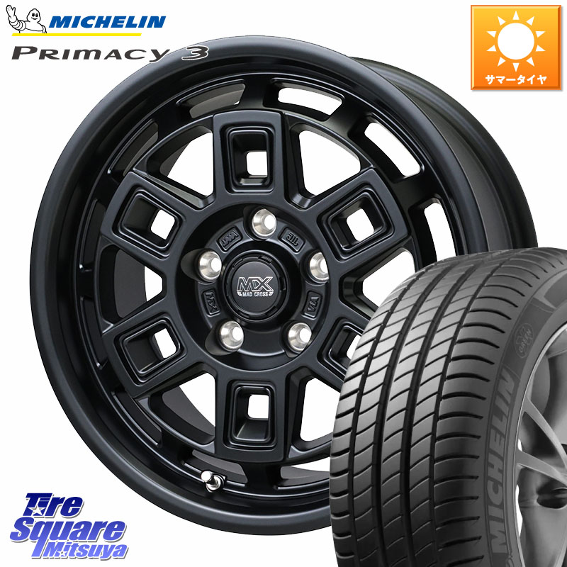 HotStuff MAD CROSS AEVER マッドクロス アイヴァー ホイール 17インチ 17 X 7.0J +38 5穴 114.3 ミシュラン PRIMACY3 プライマシー3 94V RP 正規 215/55R17 70系カムリ