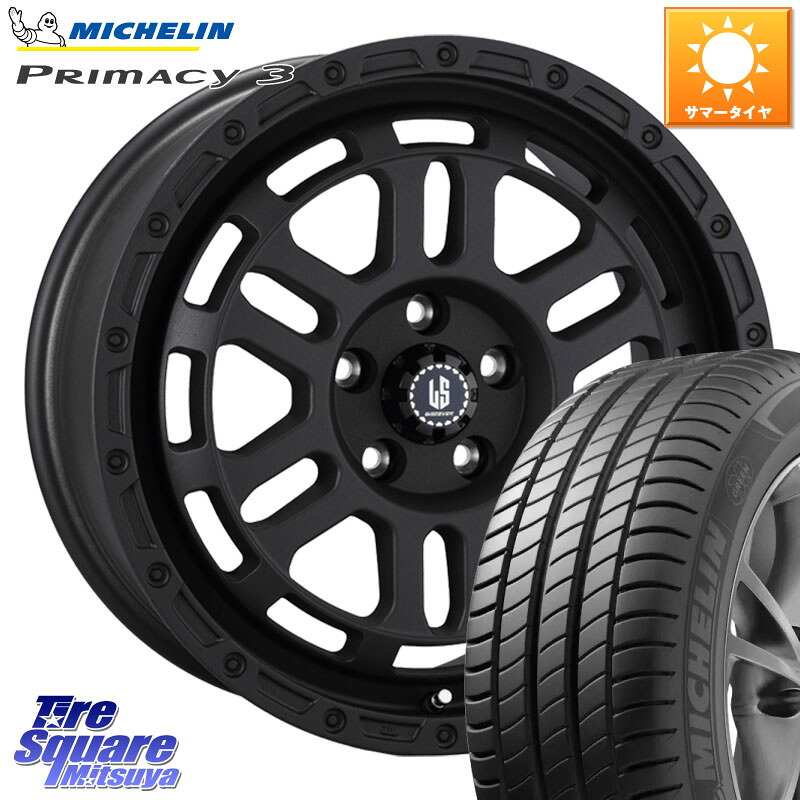 阿部商会 LA STRADA DISCOVER ホイール 17インチ 17 X 7.0J +38 5穴 114.3 ミシュラン PRIMACY3 プライマシー3 94V RP 正規 215/55R17 70系カムリ