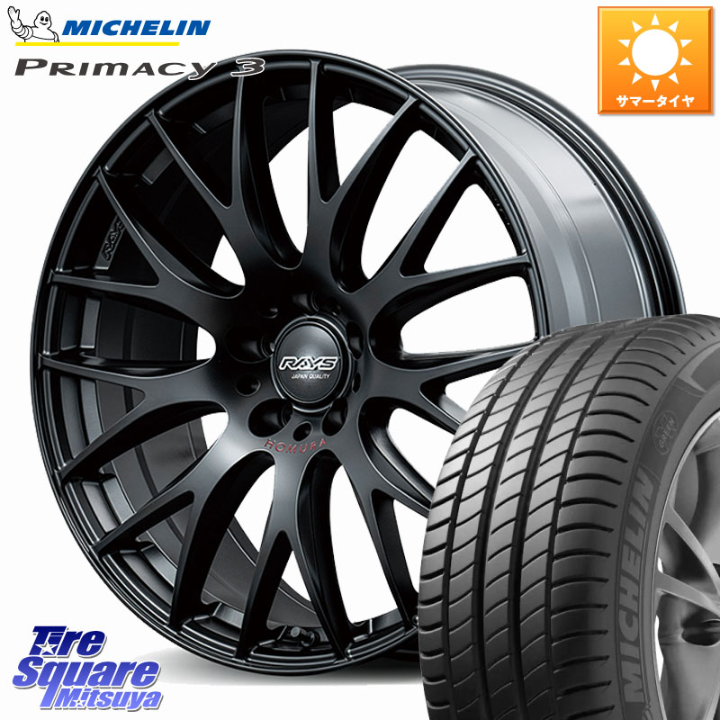 ミシュラン PRIMACY3 プライマシー3 ZP RFT 95W 正規 225/50RF18RAYS 【欠品次回10~11月】 HOMURA 2x9Plus SPORT EDITION ホイール 18インチ 18X7.5J 46 5穴 114.3 UX レクサス｜タイヤスクエアミツヤ