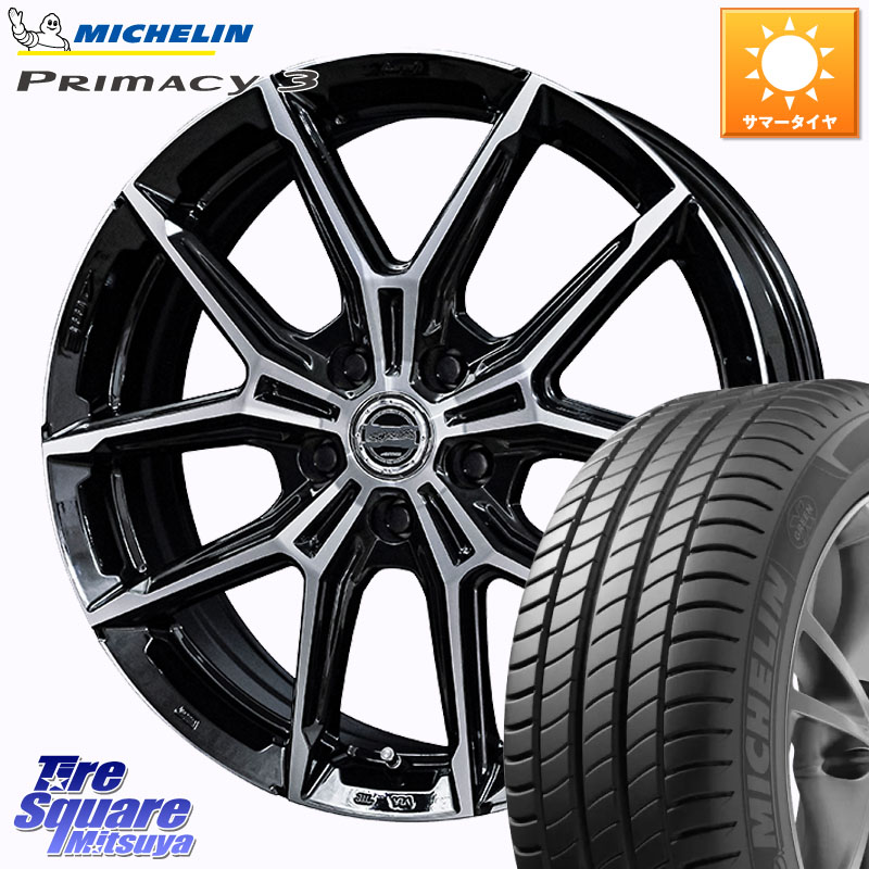 KYOHO SMACK +EK M1 ホイール 17インチ スマック 17 X 7.0J +48 5穴 114.3 ミシュラン PRIMACY3 プライマシー3 88W XL ★ 正規 205/45R17