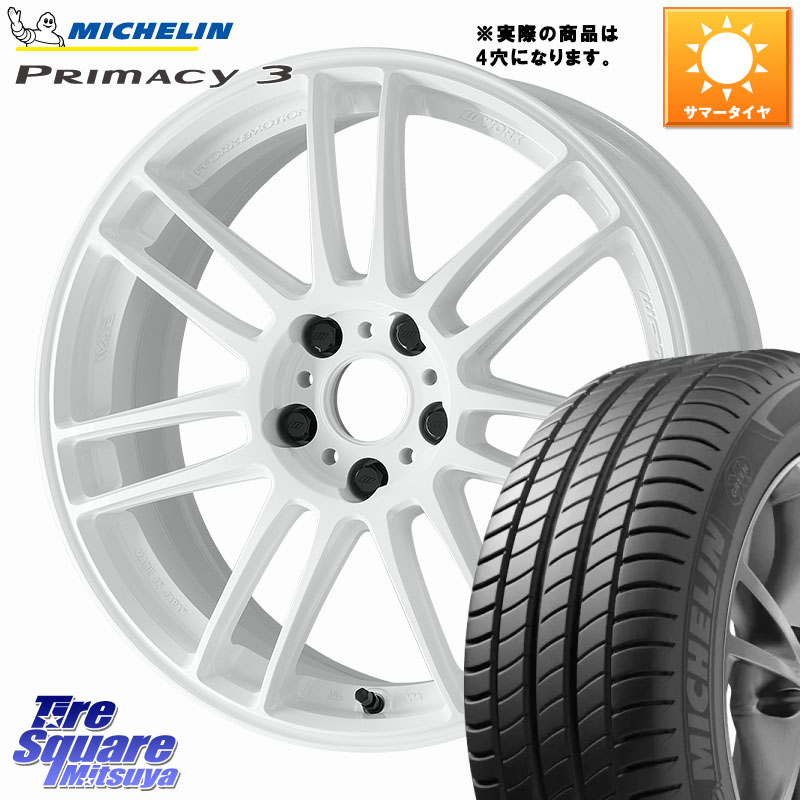 WORK EMOTION ZR7 ホイール 17インチ◇参考画像 17 X 7.0J +47 4穴 100 ミシュラン PRIMACY3 プライマシー3 88W XL ★ 正規 205/45R17