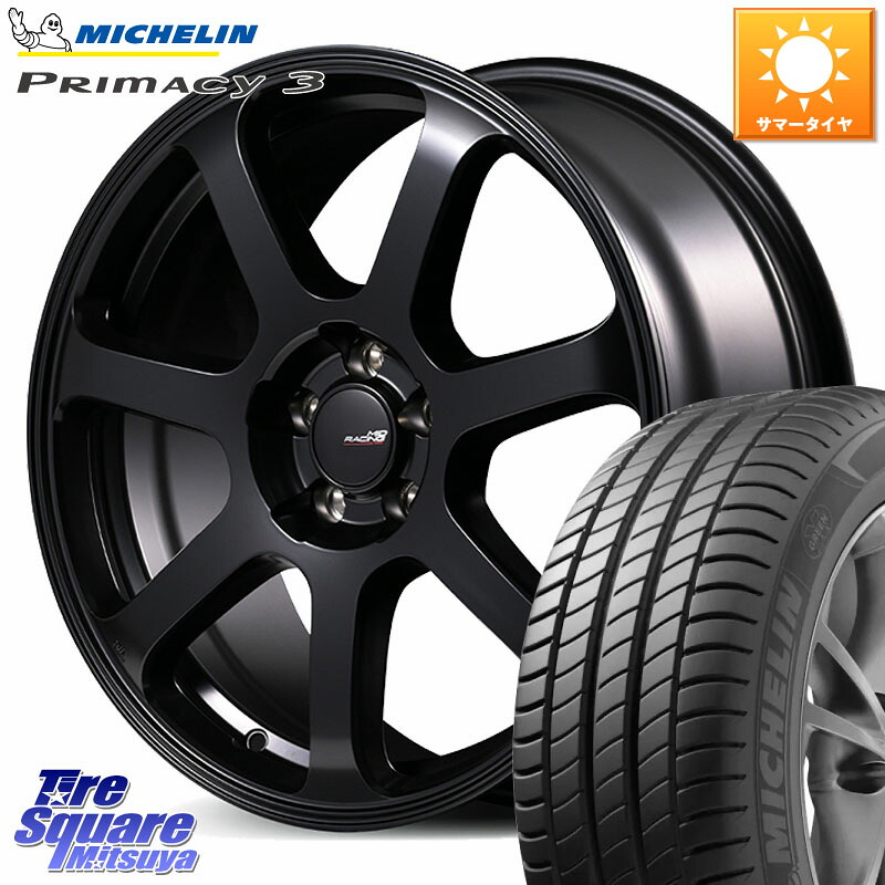 ミシュラン PRIMACY3 プライマシー3 94W AO 正規 215/55R17MANARAY MID Racing R07 TypeS ホイール 17インチ レーシング 17X7.0J 48 5穴 114.3 ヤリスクロス CX-3 RC系オデッセイ前期 ジューク JUKE 日産 セレナ SERENA 日産 エスティマ ティアナ 日産 カムリ マークX|タイヤスクエアミツヤ