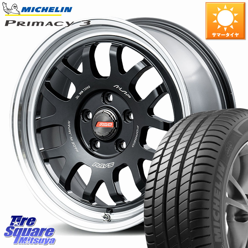 ミシュラン PRIMACY3 プライマシー3 94W AO 正規 215/55R17RAYS 【欠品次回要問合せ】 A LAP-07X 鍛造 ホイール 17インチ 17X7.0J 38 5穴 114.3 70系カムリ｜タイヤスクエアミツヤ