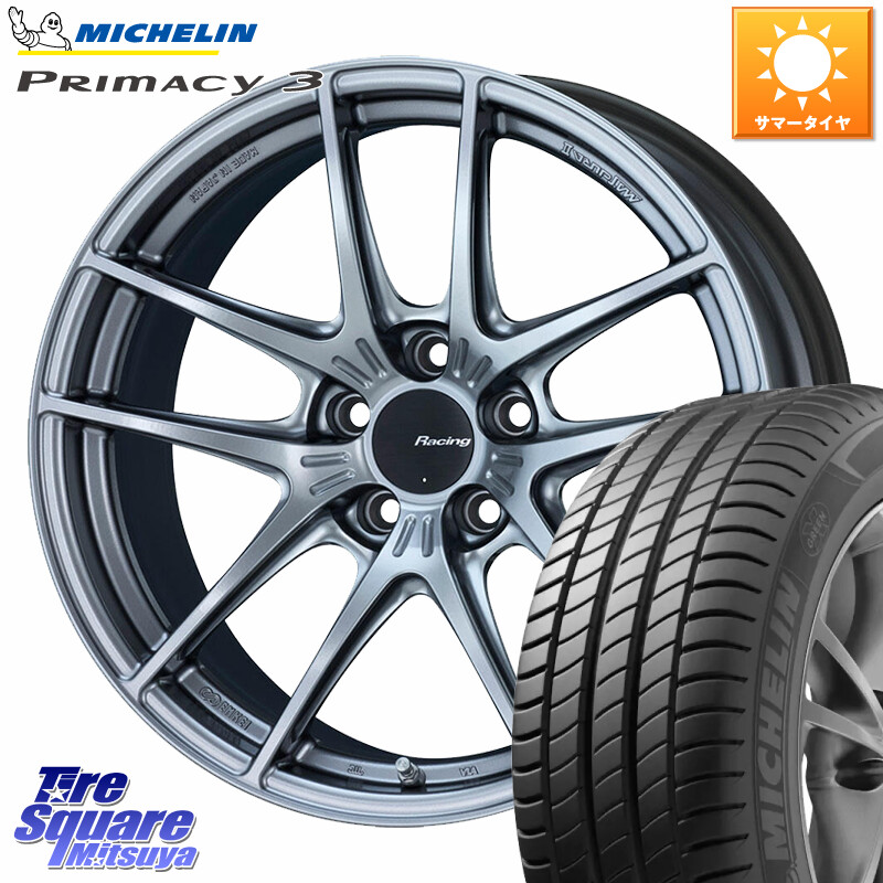 ミシュラン PRIMACY3 プライマシー3 88W XL ★ 正規 205/45R17ENKEI エンケイ Racing NVR5 ホイール 17インチ 17X7.5J 45 5穴 114.3 GT系フリードクロスター|タイヤスクエアミツヤ