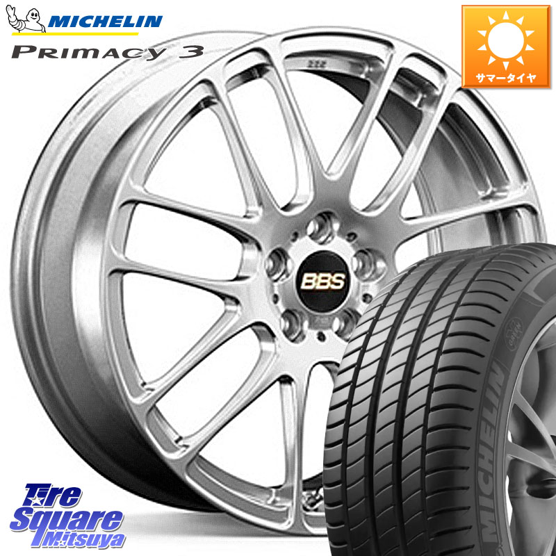 BBS RE-L2 アルミ鍛造1ピース ホイール 17インチ 17 X 7.0J +53 5穴 114.3 ミシュラン PRIMACY3 プライマシー3 88W XL ★ 正規 205/45R17