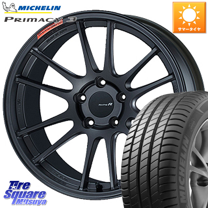 ENKEI エンケイ Racing Revolution GTC01RR ホイール 18 X 7.5J +45 5穴 114.3 ミシュラン PRIMACY3 プライマシー3 95V 正規 225/50R18