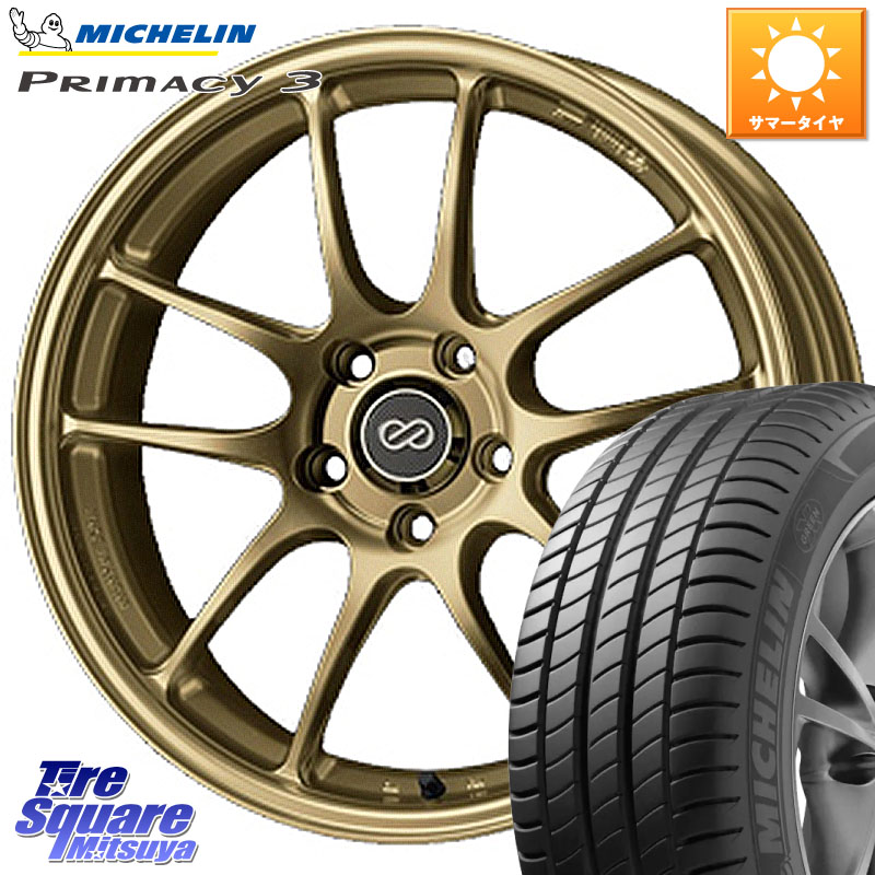 ミシュラン PRIMACY3 プライマシー3 100Y XL ★ MO 正規 245/45R18ENKEI エンケイ PerformanceLine PF01 ゴールド ホイール 18X8.0J 45 5穴 114.3 フーガ FUGA 日産｜タイヤスクエアミツヤ