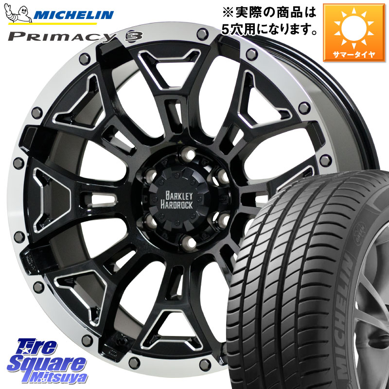 HotStuff BARKLEY HARDROCK ELBERT ハードロック エルバート ホイール 17インチ 17 X 7.0J +38 5穴 114.3 ミシュラン PRIMACY3 プライマシー3 94W AO 正規 215/55R17 70系カムリ