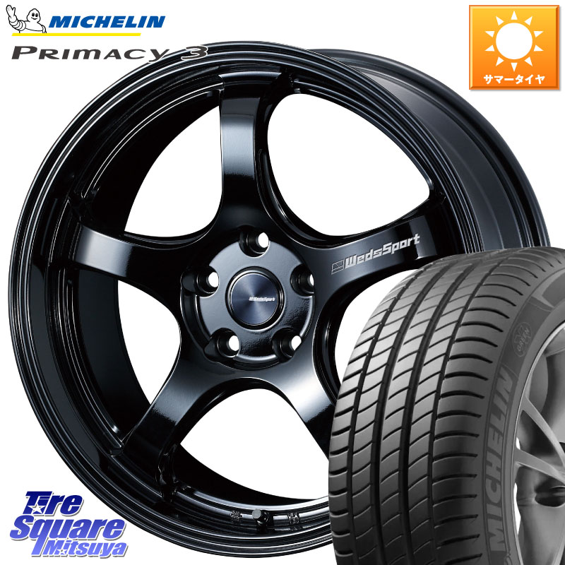 ミシュラン PRIMACY3 プライマシー3 100Y XL AO 正規 245/45R18WEDS WedsSport RN-05M RN05M ウェッズ スポーツ ホイール 18インチ 18X8.0J 45 5穴 114.3 フーガ FUGA 日産｜タイヤスクエアミツヤ