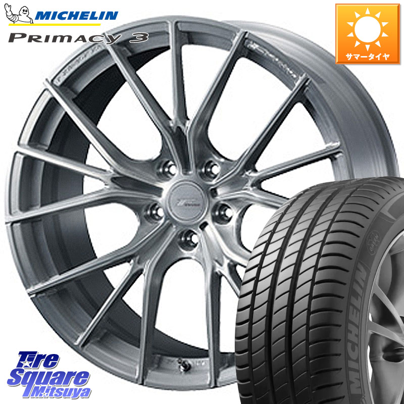 WEDS F ZERO FZ-1 FZ1 鍛造 FORGED ホイール18インチ エフゼロ 18 X 7.5J +38 5穴 114.3 ミシュラン PRIMACY3 プライマシー3 95V 正規 225/50R18 10系カローラクロス