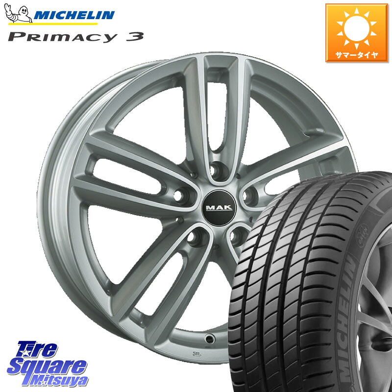 ミシュラン PRIMACY3 プライマシー3 88W XL ★ 正規 205/45R17阿部商会 MAK OXFORD ホイール 17インチ 17X7.0J(MINI F55 F56 F57) 54 5穴 112 MINI ミニ F55 F56 F57｜タイヤスクエアミツヤ 115,220円